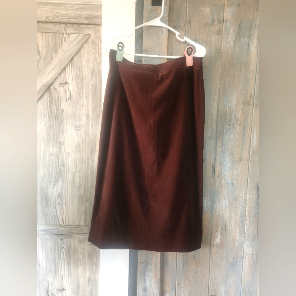 Norton Petite Elegant Brown Women's Skirt